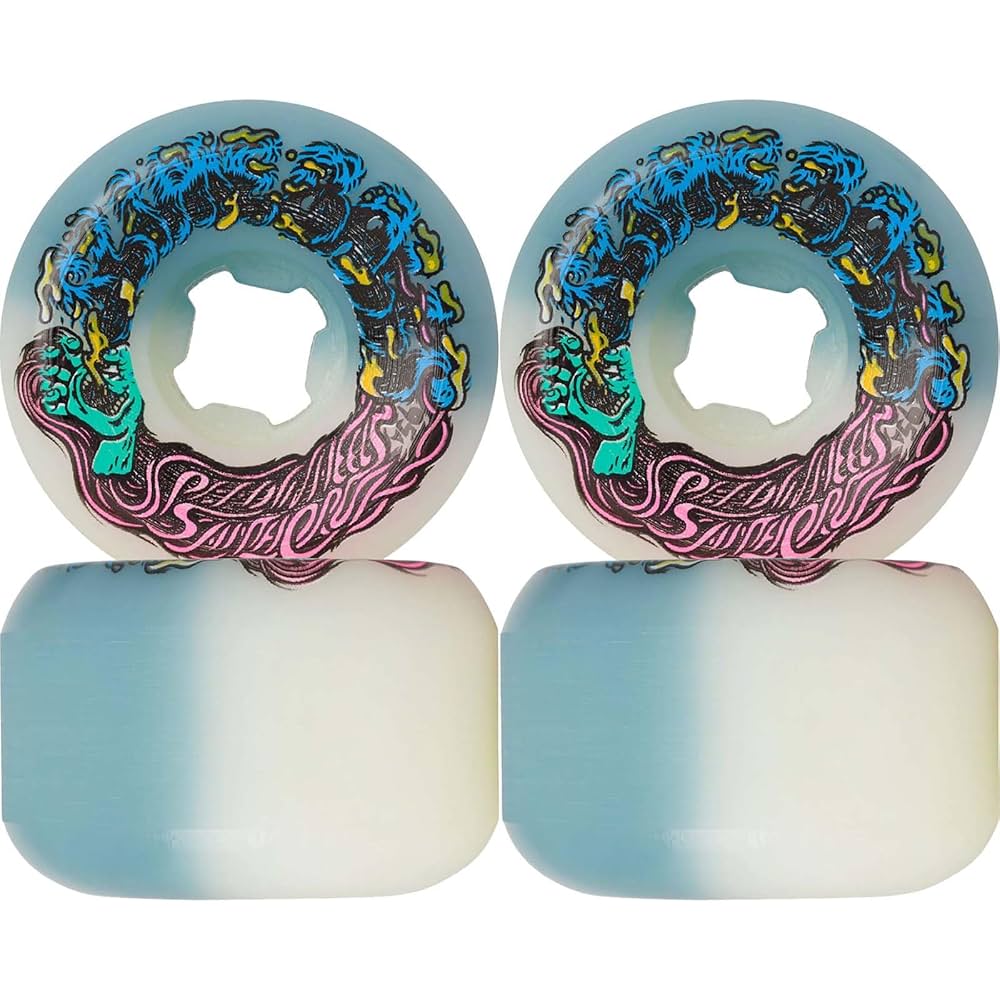 Skateboard Rail Slime Balls Skateboard Wheels 56mm Hariballs 95A White Old School Skateboard
