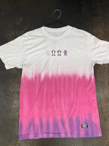 Grizzly 'Life Cycle' SS Pink Tie Dye T-Shirt