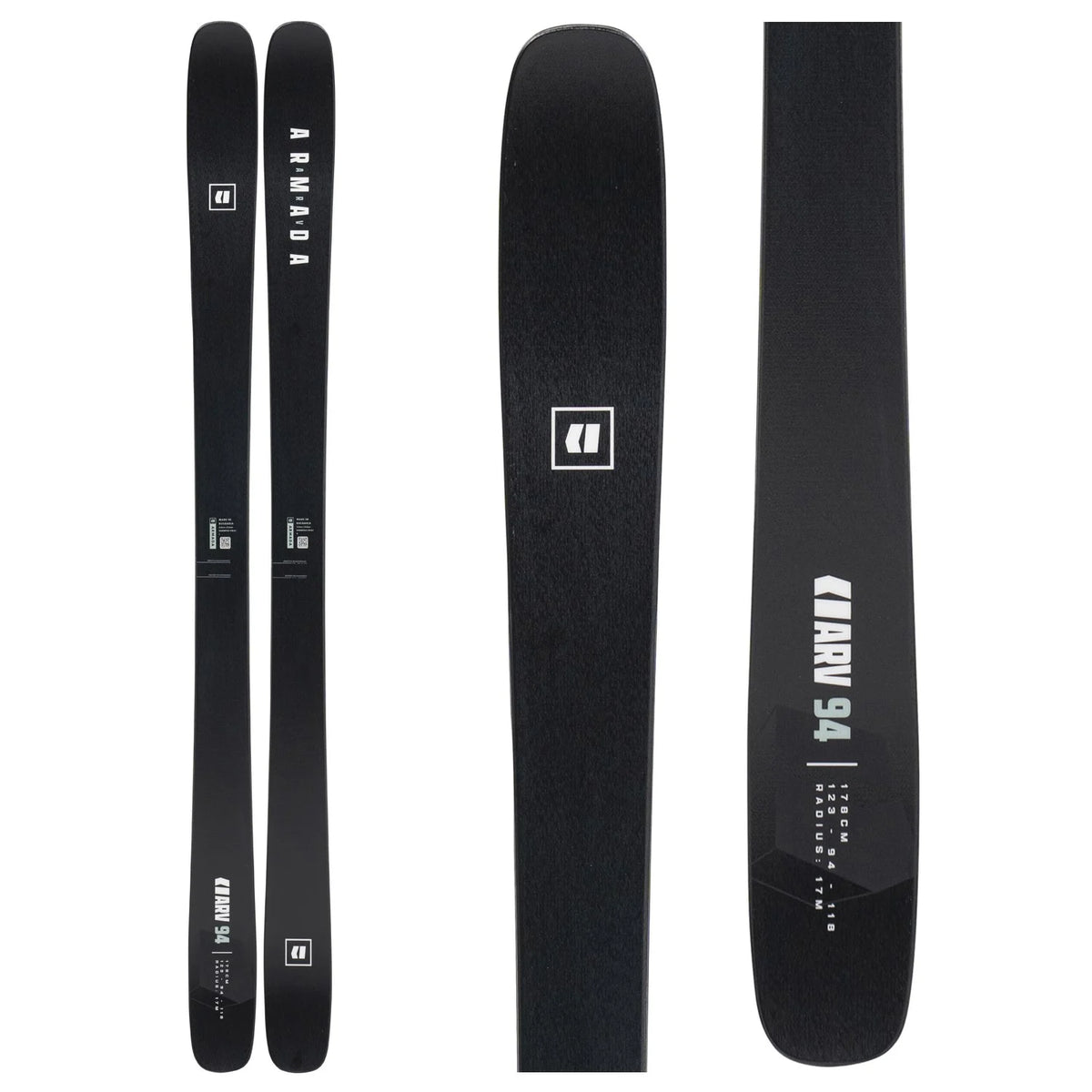 Armada ARV 94 Blackout Ski 2026 – Help Boardshop MN