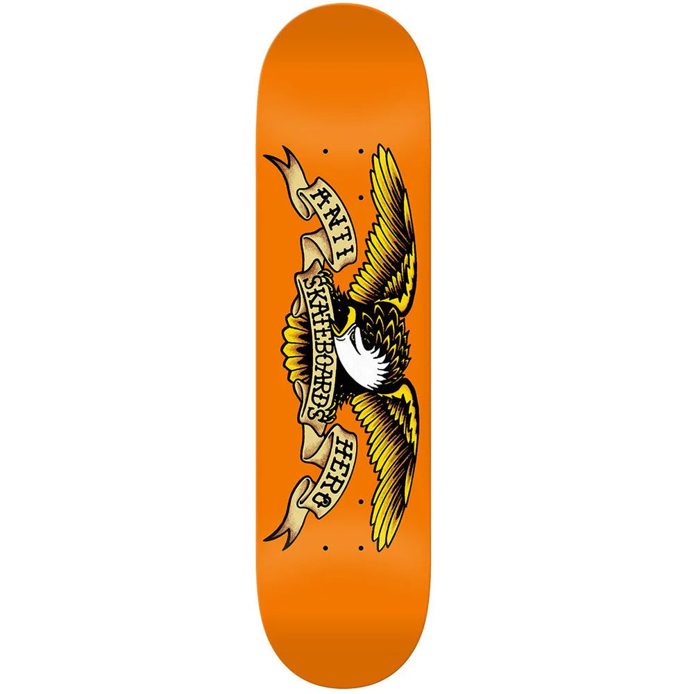 Anti Hero Classic Eagle Orange Deck 9.0