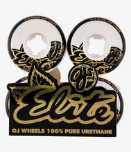 Load image into Gallery viewer, OJ Wheels Elite Hardline White/Gold 99a