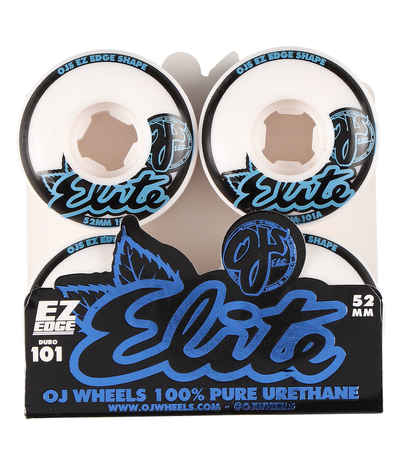 OJ Wheels Elite EZ Edge White/Blue 101a