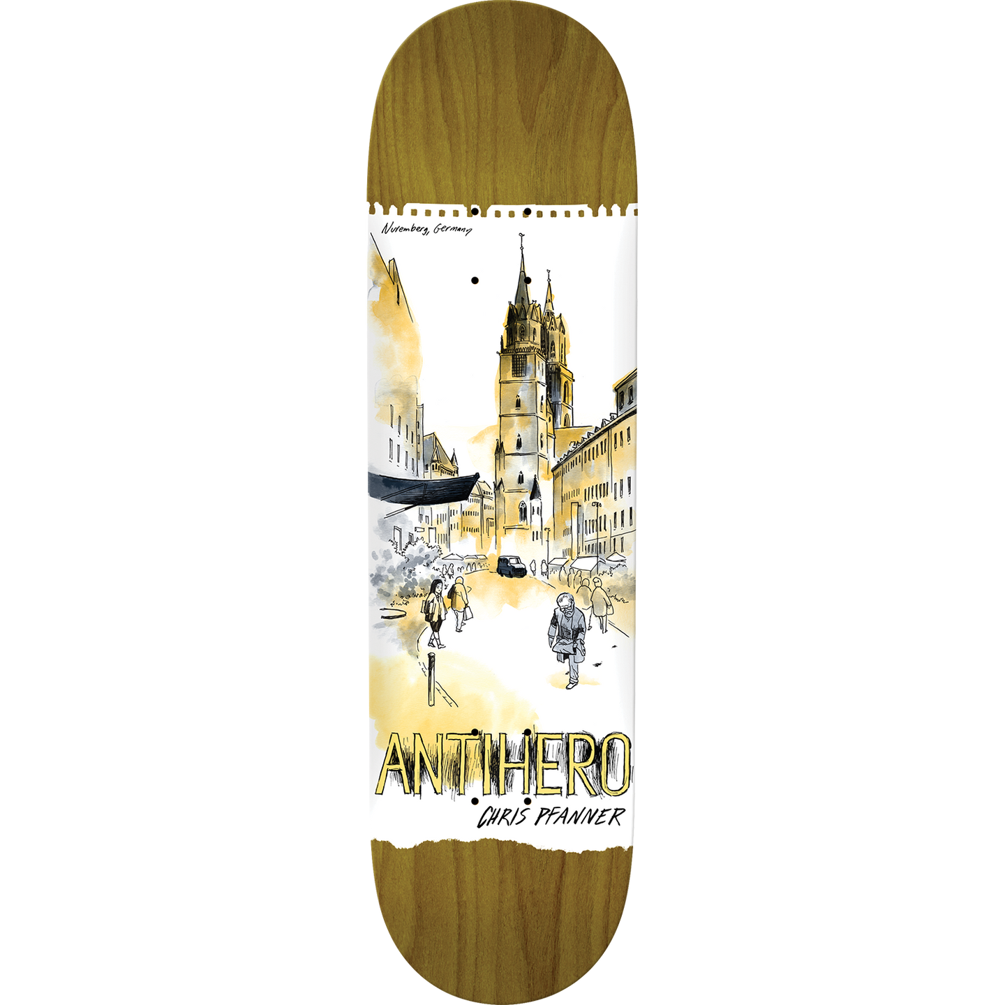 Anti Hero Pfanner Cityscape Deck 8.38