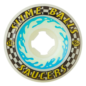 Slime Balls Saucers Skate Wheels, 95a - 57mm