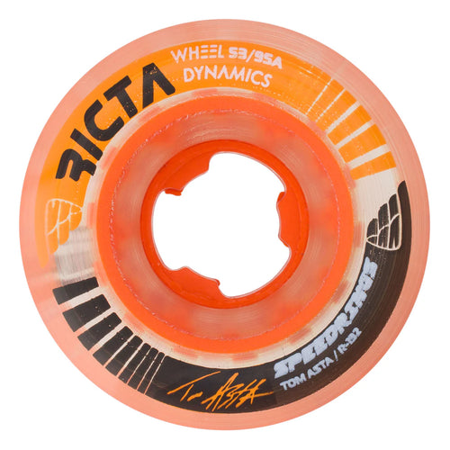 Ricta Asta Speeding's Clear Orange Slim 53mm - 95a