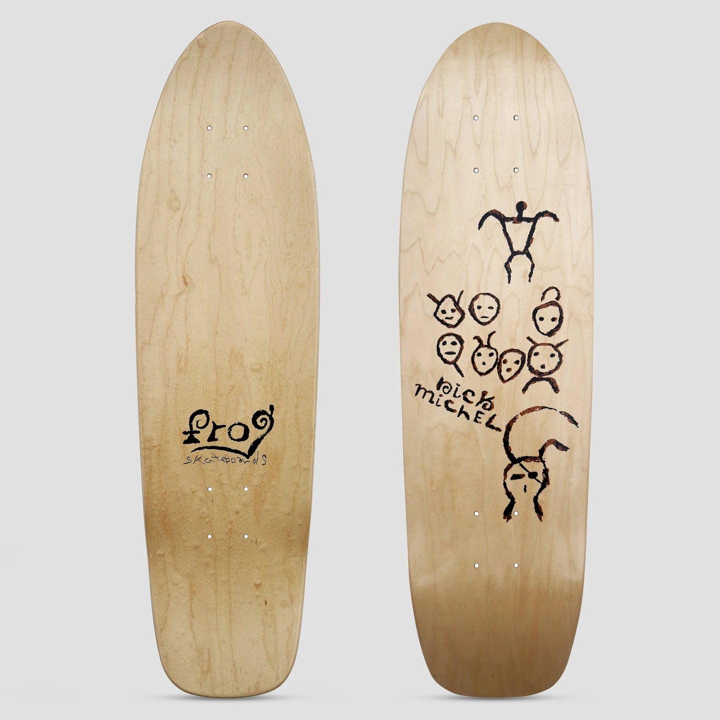 Frog Petroglyphs Nick Michel Deck 8.25