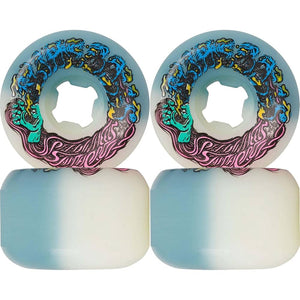 Slime Balls Hairballs 50-50  White/Teal 95a, 54mm