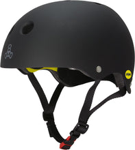 Load image into Gallery viewer, Tripple 8 Dual Certified MIPS Helmet Black Rubber