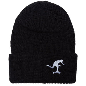 Foundation Push Embroidered Beanie Black