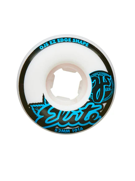 OJ Wheels Elite EZ Edge White/Blue 101a