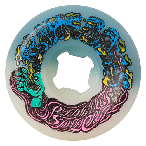 Slime Balls Hairballs 50-50  White/Teal 95a, 54mm