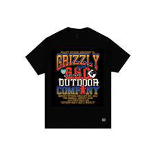 Grizzly Back To Black Tee Shirt