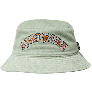 Spitfire Old E Arch Bucket Hat- Grey/Red