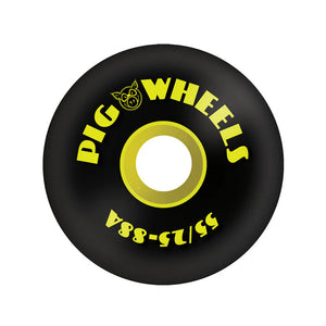 Pig Wheels RT's Black 88a