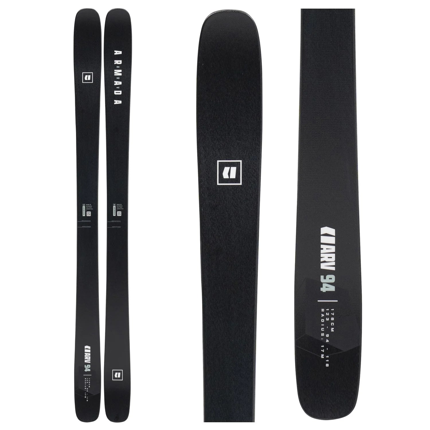 Armada ARV 94 Blackout Ski 2026 – Help Boardshop MN