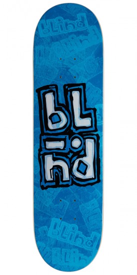 Blind OG Stacked Stamp Blue 8.25
