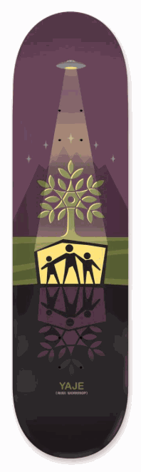 Alien Workshop Yaje Shelter Purple 7.875