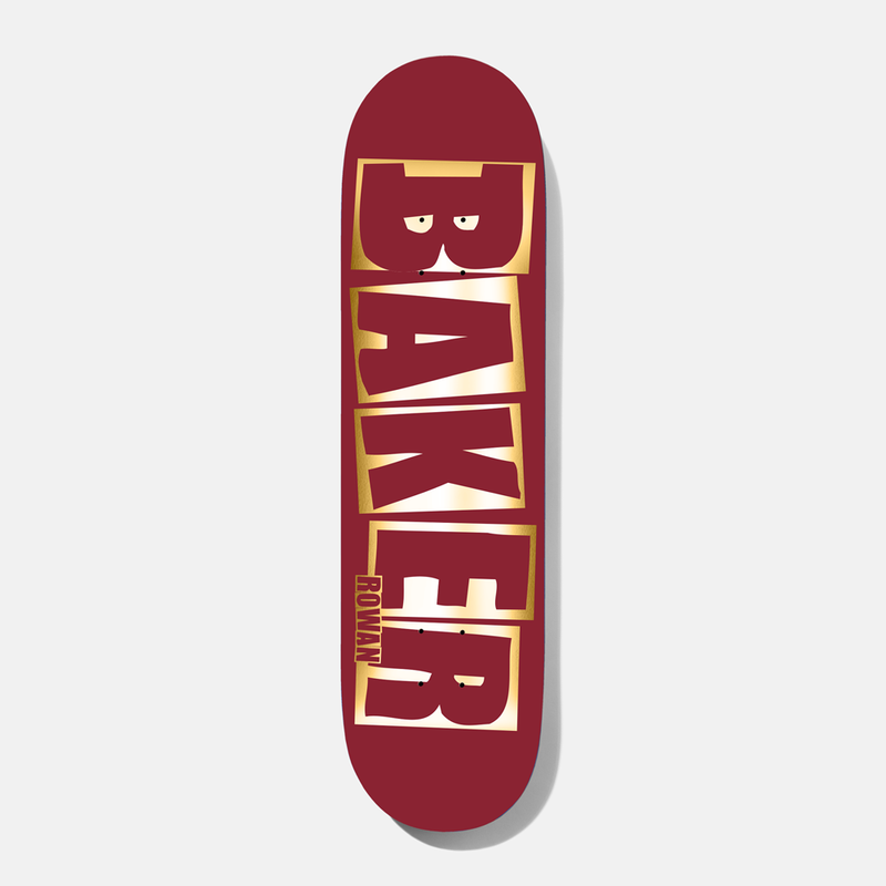 Baker RZ Brand Name Red/Foil B2 8.38