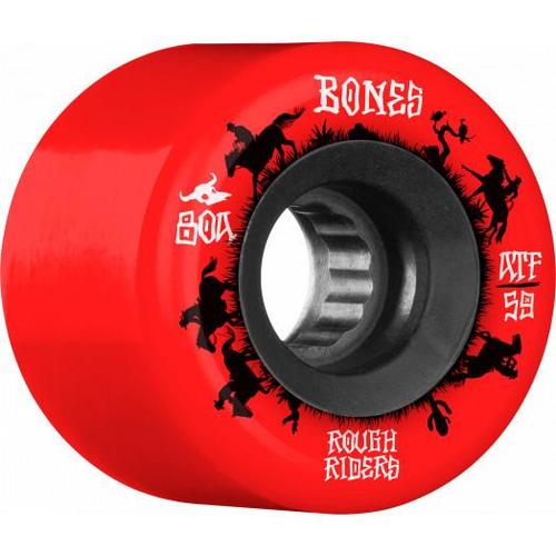 Bones Rough Riders Wranglers 59mm 80a Red