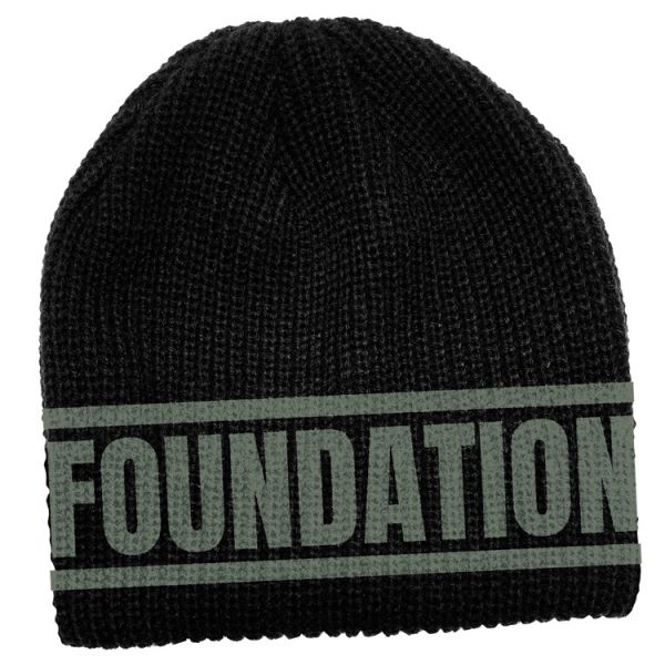 Foundation Beanie Black/Mint