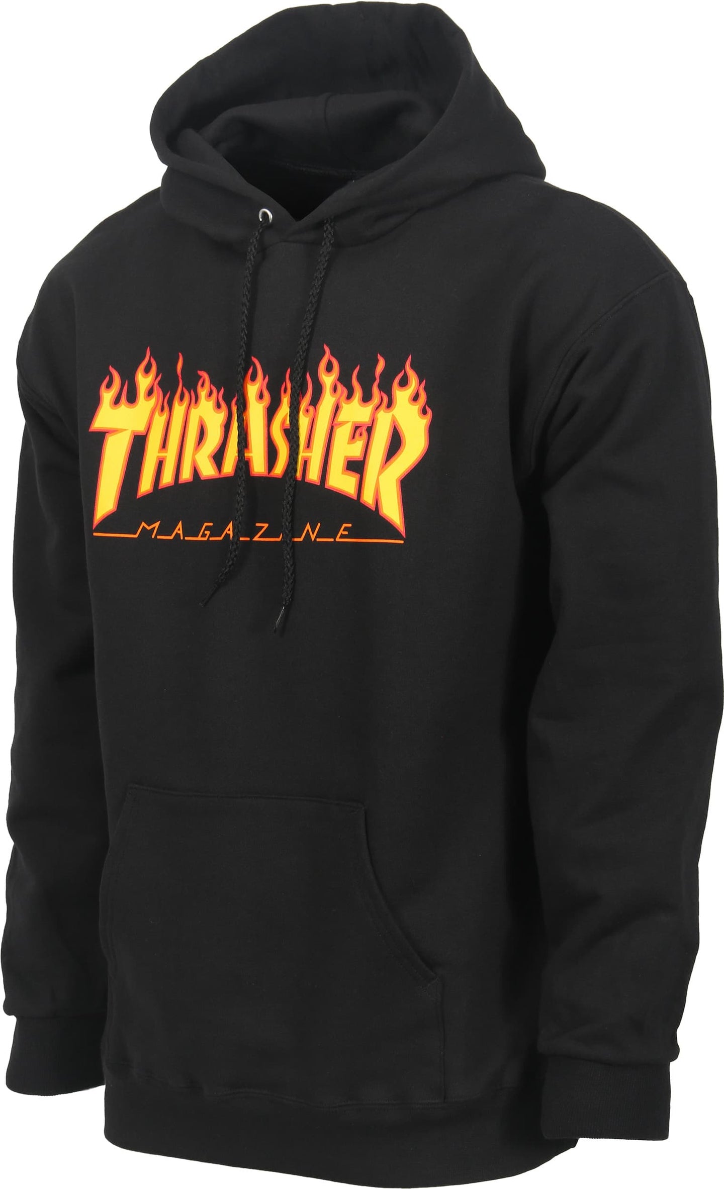 Thrasher Flame Hoodie Black