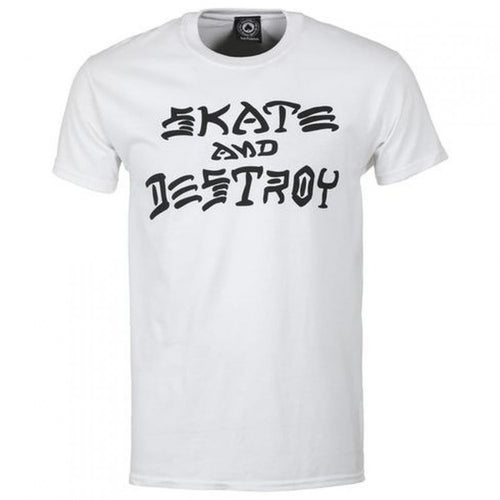 Thrasher Skate & Destroy Tee White